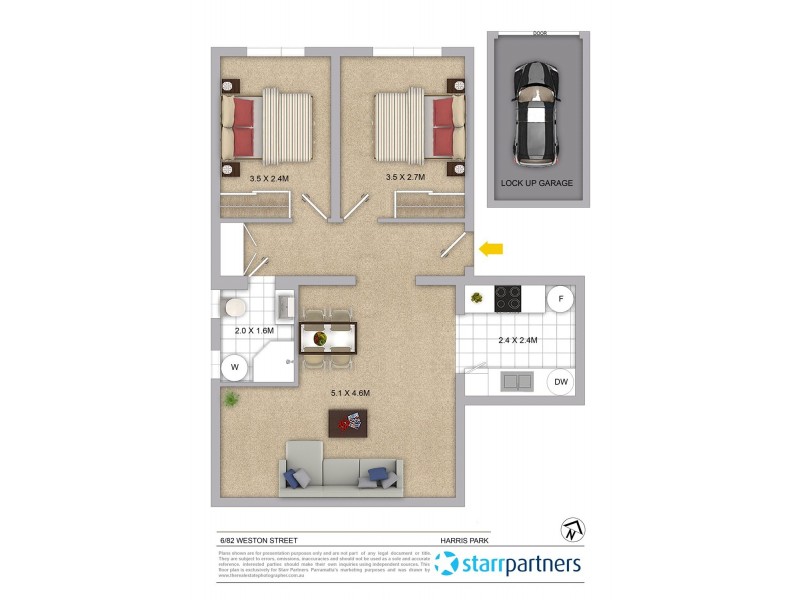 6/82 Weston Street, Harris Park NSW 2150 Floorplan