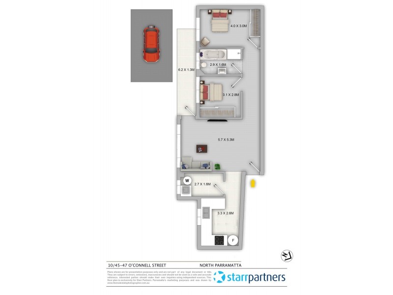 10/45-47 O’Connell Street, North Parramatta NSW 2151 Floorplan