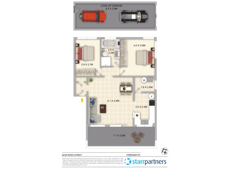24/39-41 Ross Street, North Parramatta NSW 2151 Floorplan