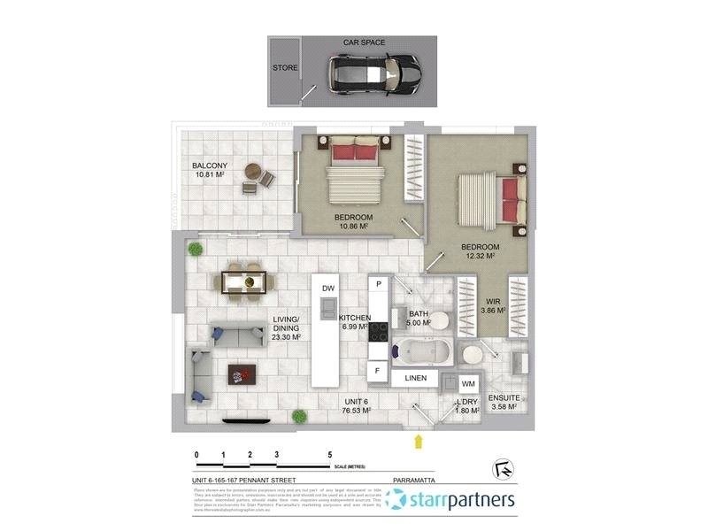 6/165-167 Pennant Street, Parramatta NSW 2150 Floorplan