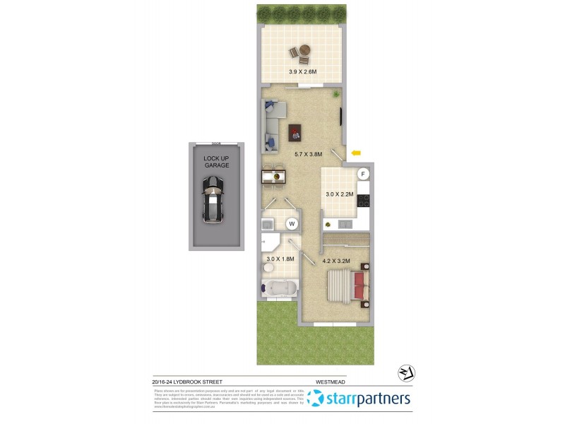 20/16-24 Lydbrook Street, Westmead NSW 2145 Floorplan