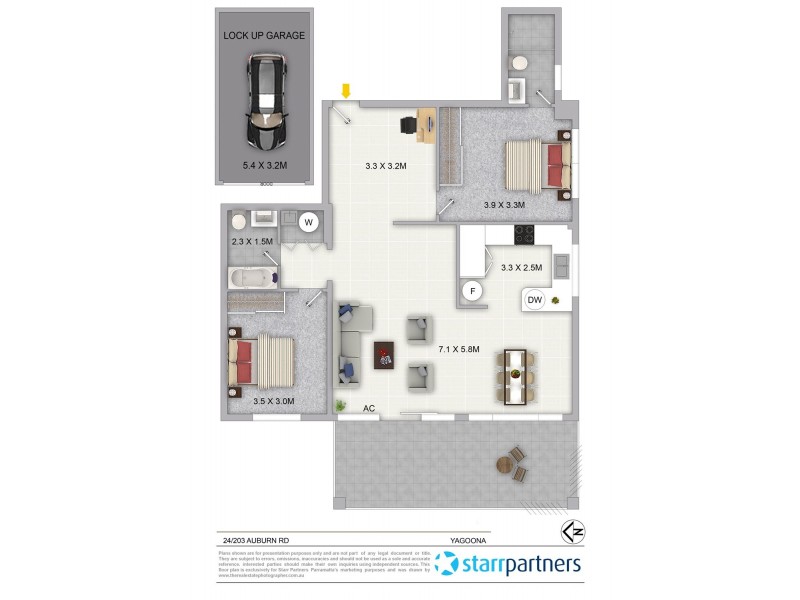 24/203 Auburn Road, Yagoona NSW 2199 Floorplan