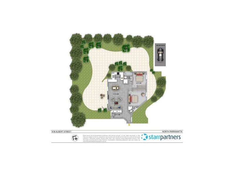 9/36 Albert Street, North Parramatta NSW 2151 Floorplan