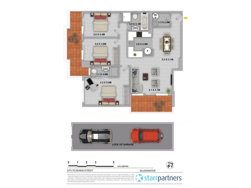 2/73-75 Deakin Street, Silverwater NSW 2128 Floorplan