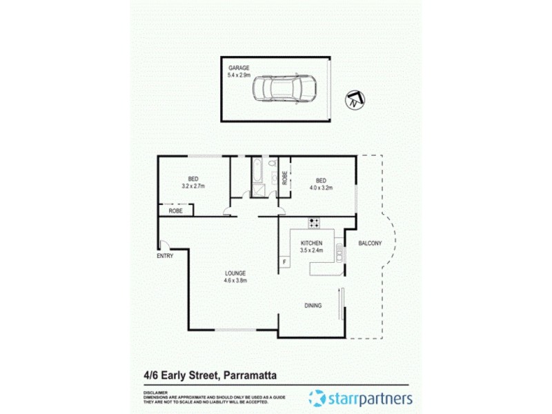4/6 Early Street, Parramatta NSW 2150 Floorplan