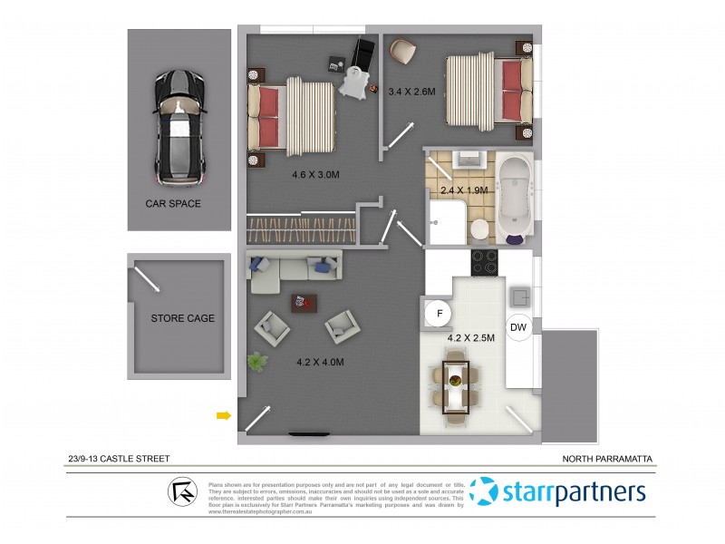 23/9-13 Castle Street, North Parramatta NSW 2151 Floorplan