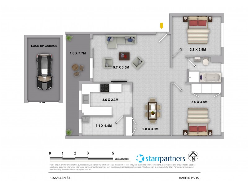 1/32 Allen Street, Harris Park NSW 2150 Floorplan