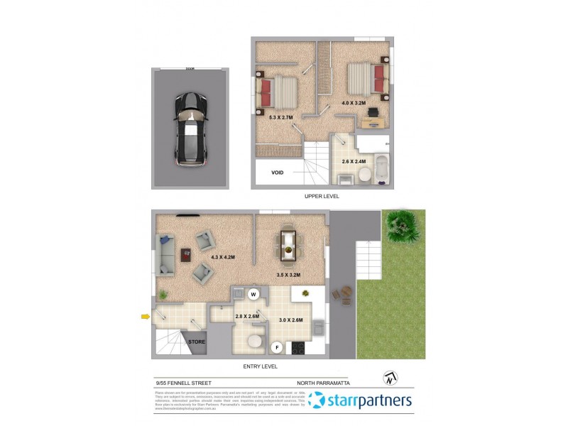 9/55-57 Fennell Street, North Parramatta NSW 2151 Floorplan