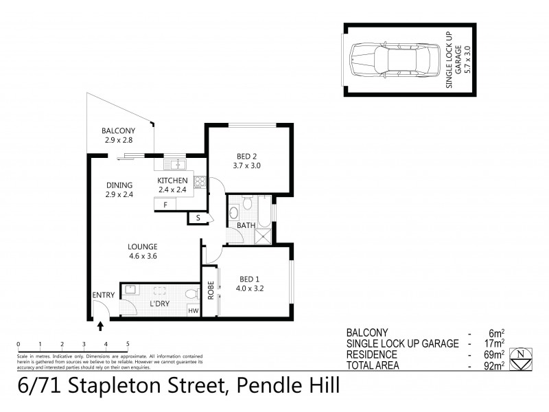 6/71-73 Stapleton Street, Pendle Hill NSW 2145 Floorplan