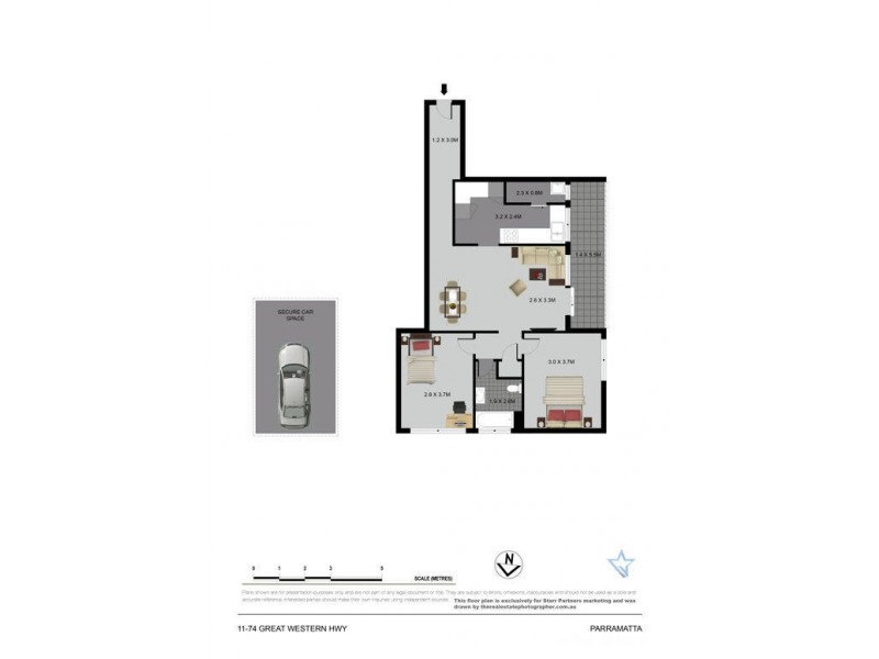 11/74 Great Western Highway, Parramatta NSW 2150 Floorplan