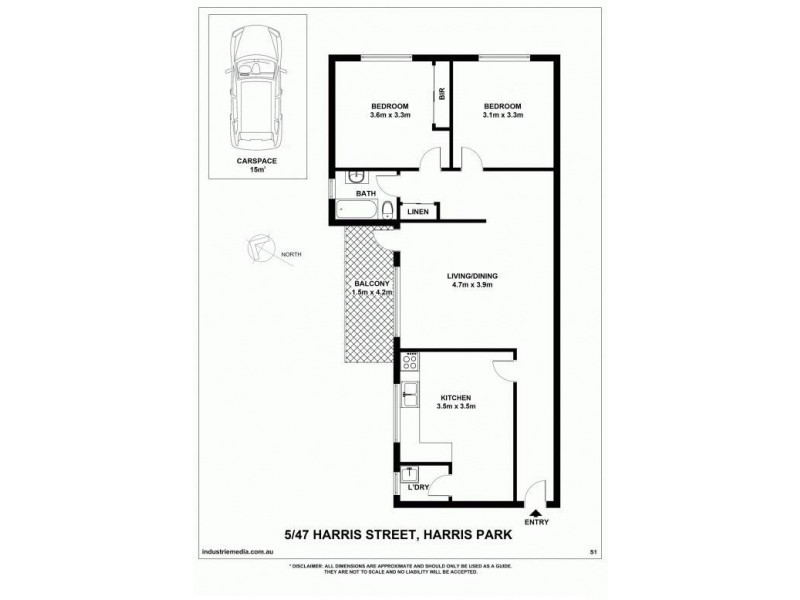 5/47 Harris Street, Harris Park NSW 2150 Floorplan