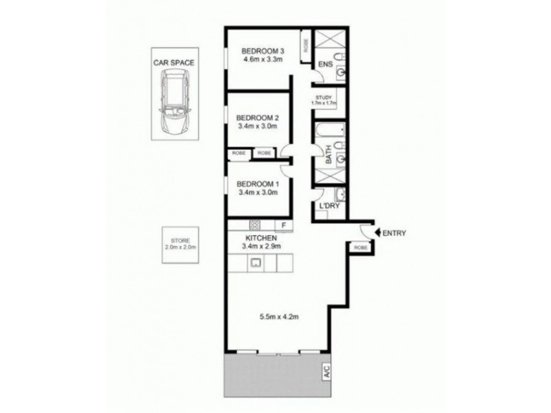 127/20 Victoria Road, Parramatta NSW 2150 Floorplan