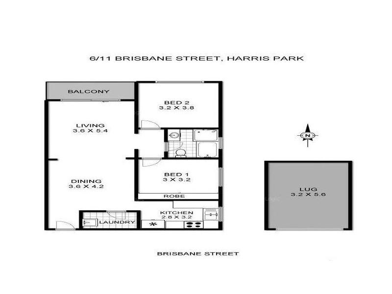 6/11 Brisbane Street, Harris Park NSW 2150 Floorplan