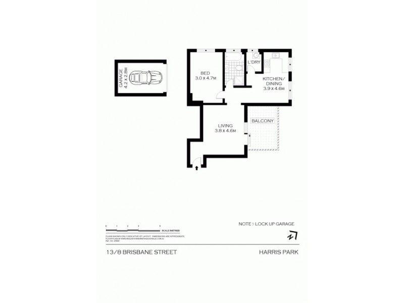 13/8 Brisbane Street, Harris Park NSW 2150 Floorplan