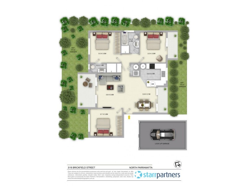 3/18 Brickfield Street, North Parramatta NSW 2151 Floorplan