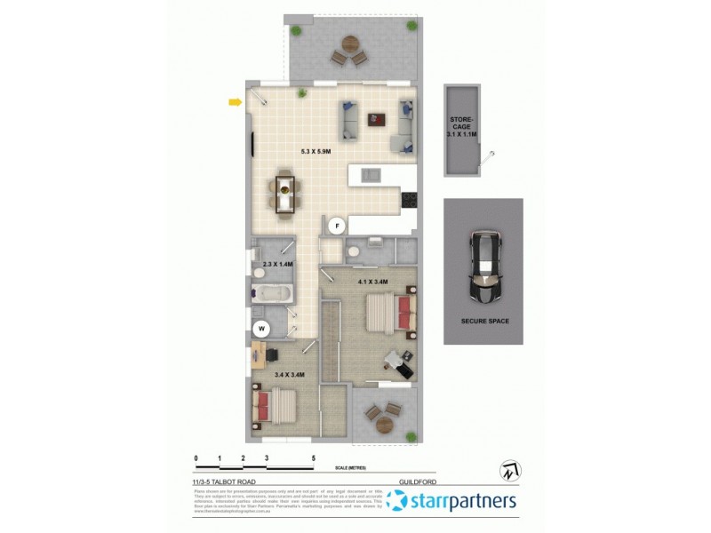 11/3-5 Talbot Road, Guildford NSW 2161 Floorplan