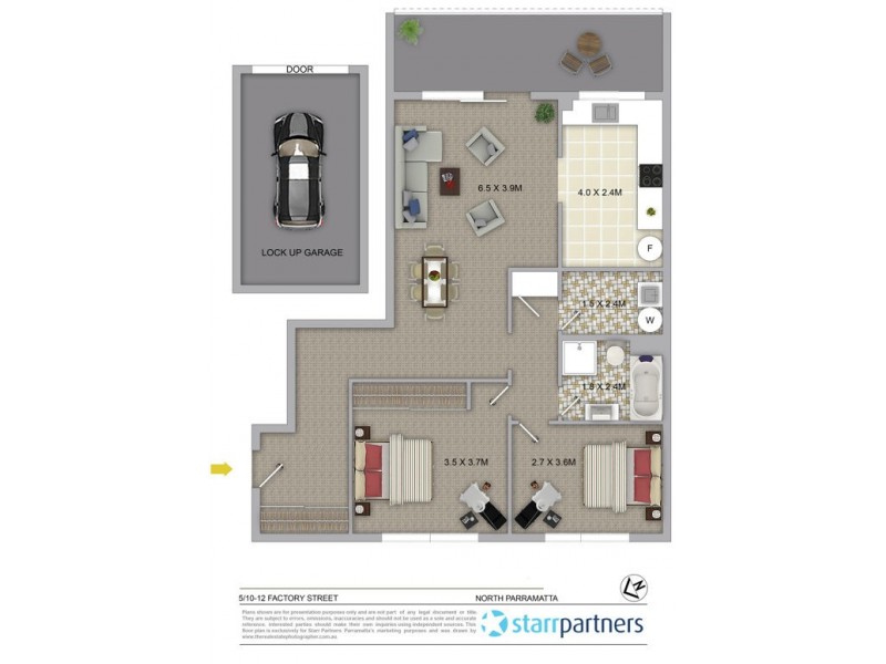 5/10-12 Factory Street, North Parramatta NSW 2151 Floorplan
