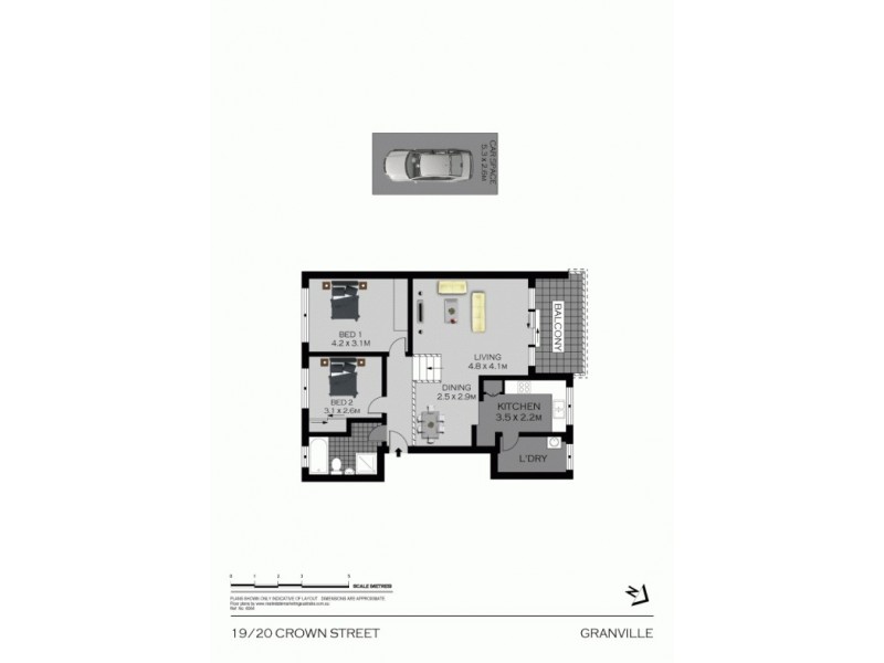 19/20 Crown Street, Granville NSW 2142 Floorplan
