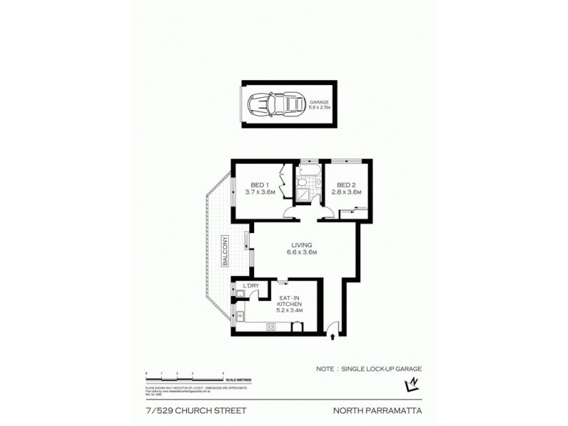 7/529 Church Street, North Parramatta NSW 2151 Floorplan