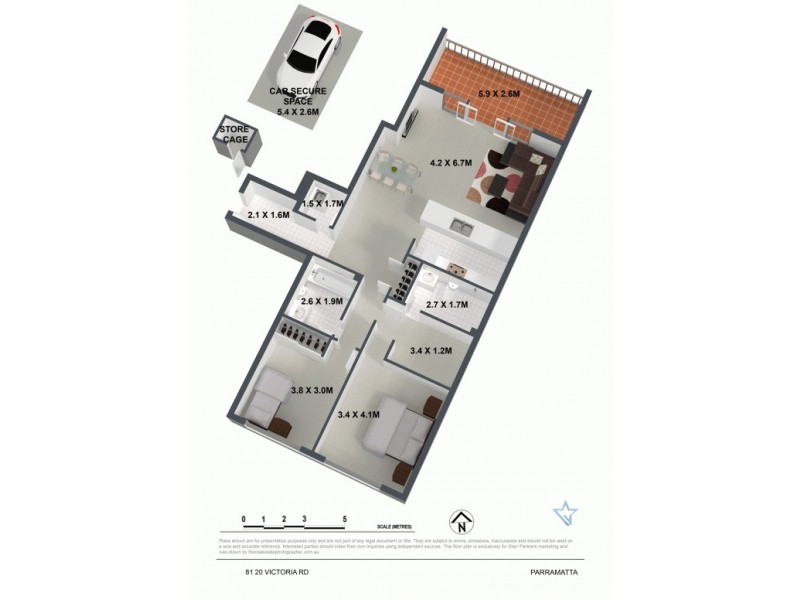 81/20 Victoria Road, Parramatta NSW 2150 Floorplan