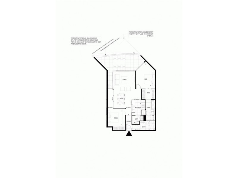 1602/45 Duncan Street, West End QLD 4101 Floorplan
