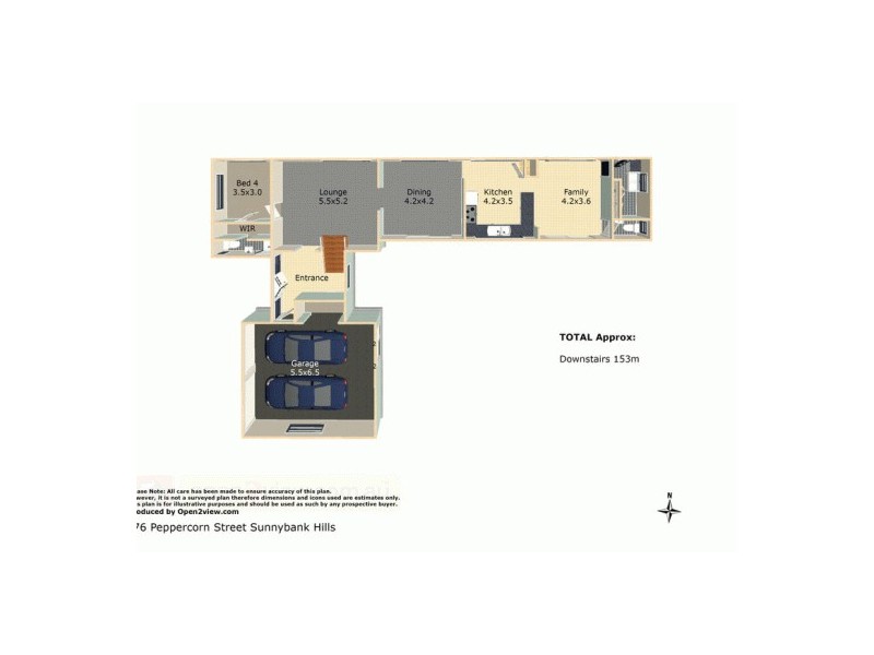 76 Peppercorn Street, Sunnybank Hills QLD 4109 Floorplan