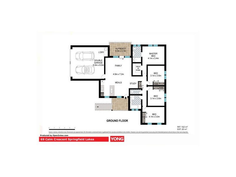 69 Calm Crescent, Springfield Lakes QLD 4300 Floorplan
