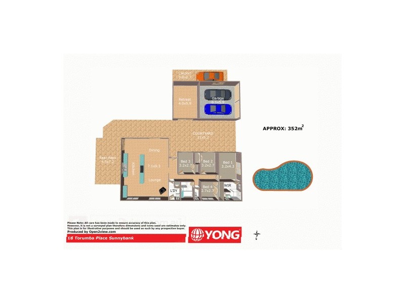 18 Torumba Place, Sunnybank QLD 4109 Floorplan