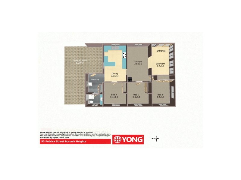 53 Fedrick Street, Boronia Heights QLD 4124 Floorplan