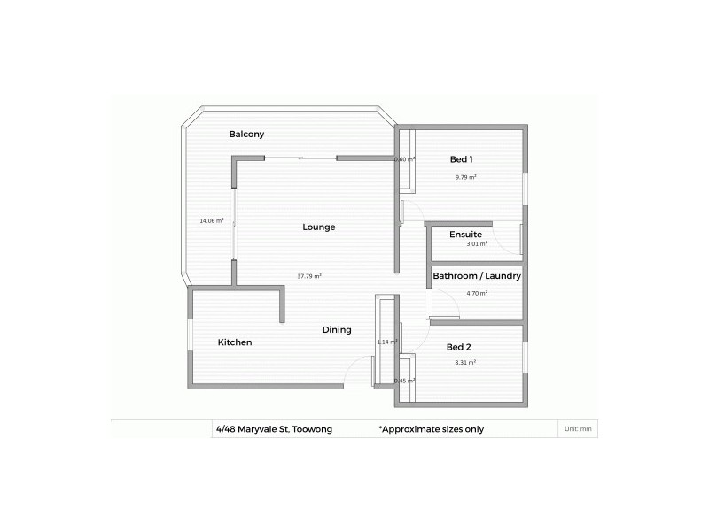 4/48 Maryvale St, Toowong QLD 4066 Floorplan