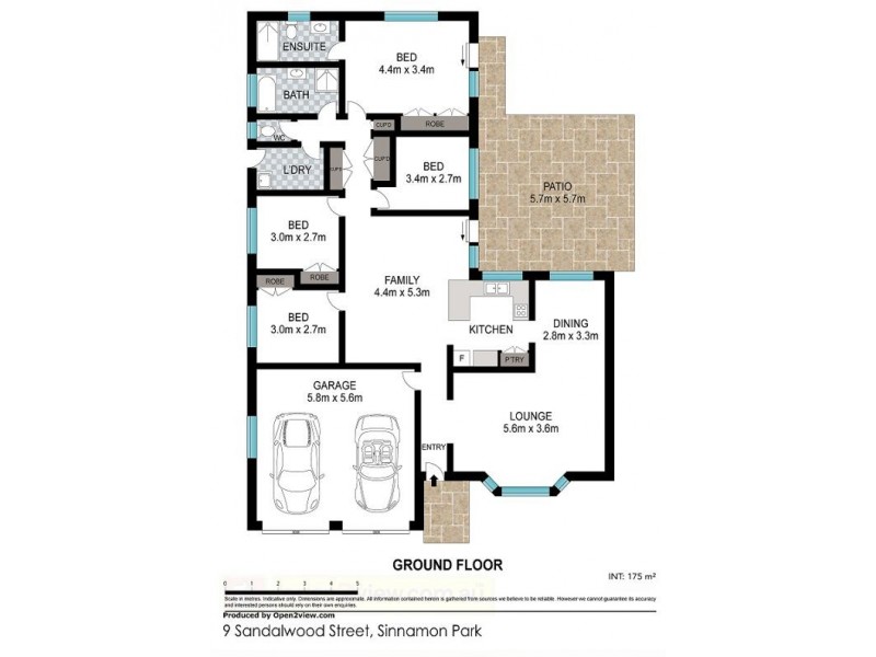 9 Sandalwood Street, Sinnamon Park QLD 4073 Floorplan