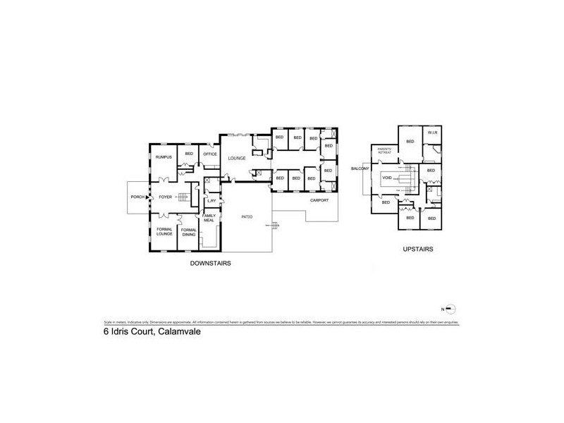 6 Idris Court, Calamvale QLD 4116 Floorplan