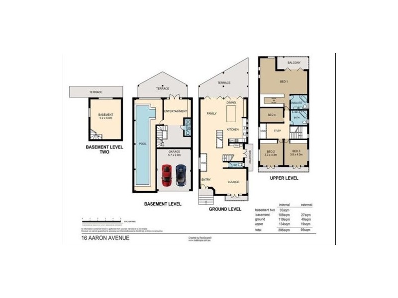16 Aaron Avenue, Hawthorne QLD 4171 Floorplan