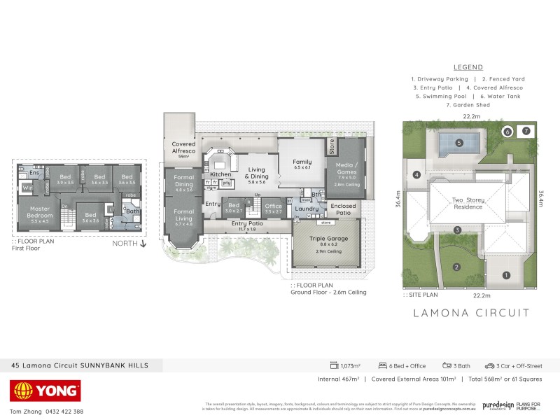 45 Lamona Circuit, Sunnybank Hills QLD 4109 Floorplan