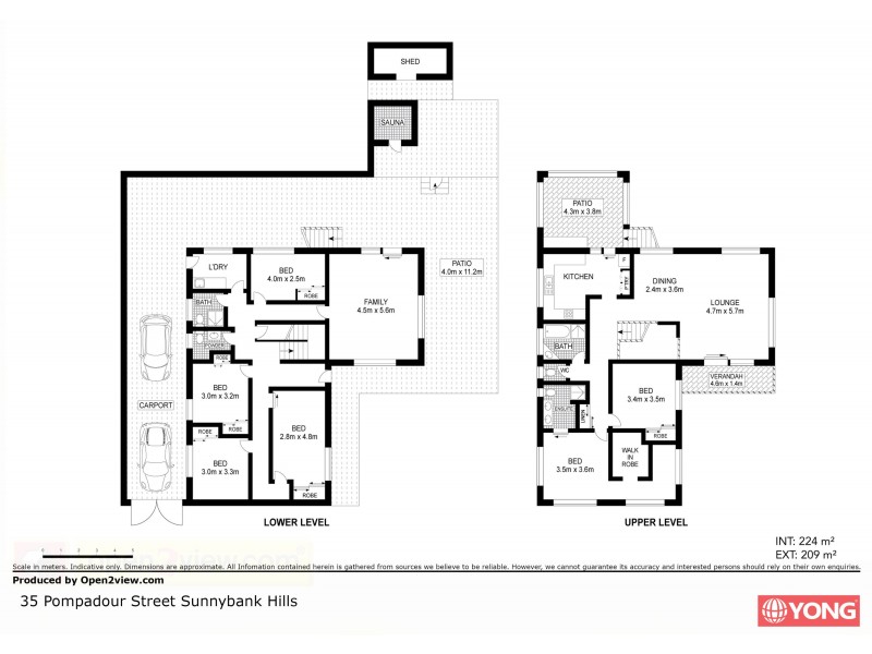 35 pompadour Street, Sunnybank Hills QLD 4109 Floorplan