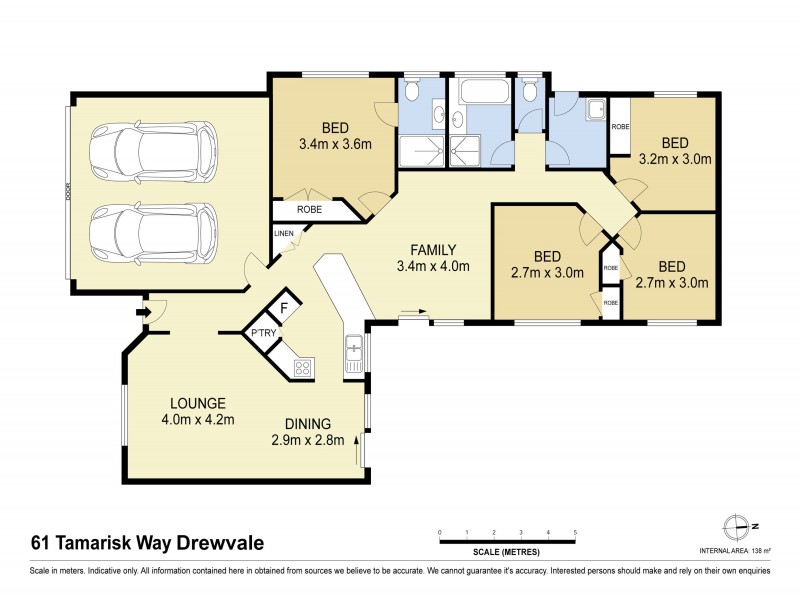 61 Tamarisk Way, Drewvale QLD 4116 Floorplan