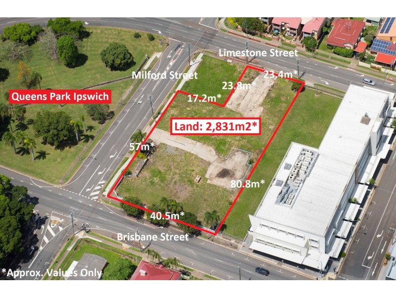 2 Brisbane Street (7 Milford Street and 3 and 5 Limestone Street), Ipswich QLD 4305