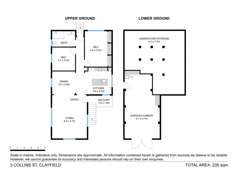 3 Collins Street, Clayfield QLD 4011 Floorplan