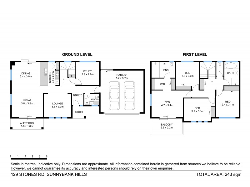 129 Stones Road, Sunnybank Hills QLD 4109 Floorplan