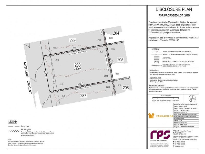 Lot 288, 68 Arthurs Circuit, Yarrabilba QLD 4207