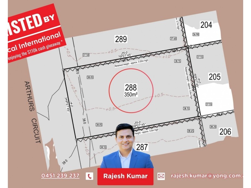 Lot 288, 68 Arthurs Circuit, Yarrabilba QLD 4207