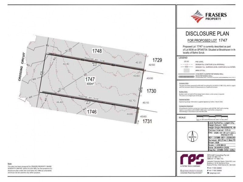 Lot 1747 Crossing Circuit, Bahrs Scrub QLD 4207