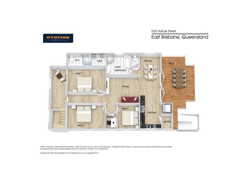 525 VULTURE STREET, East Brisbane QLD 4169 Floorplan