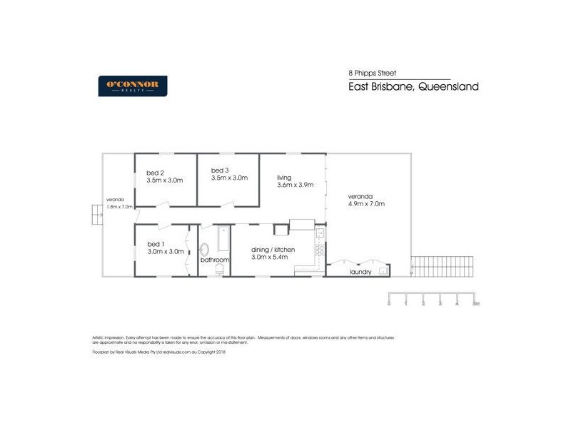 8 PHIPPS STREET, East Brisbane QLD 4169 Floorplan