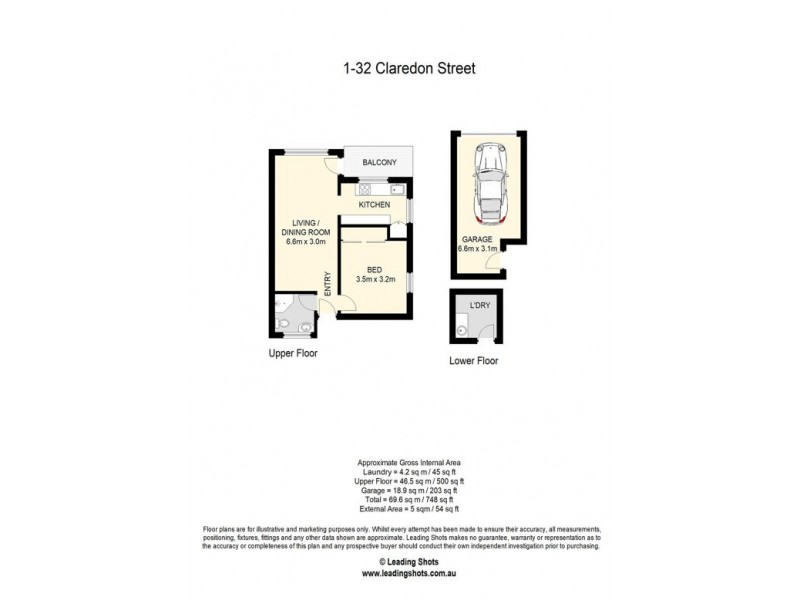 1/32 CLARENDON STREET, East Brisbane QLD 4169 Floorplan