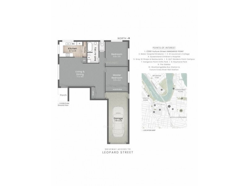 1/300 Vulture St, Kangaroo Point QLD 4169