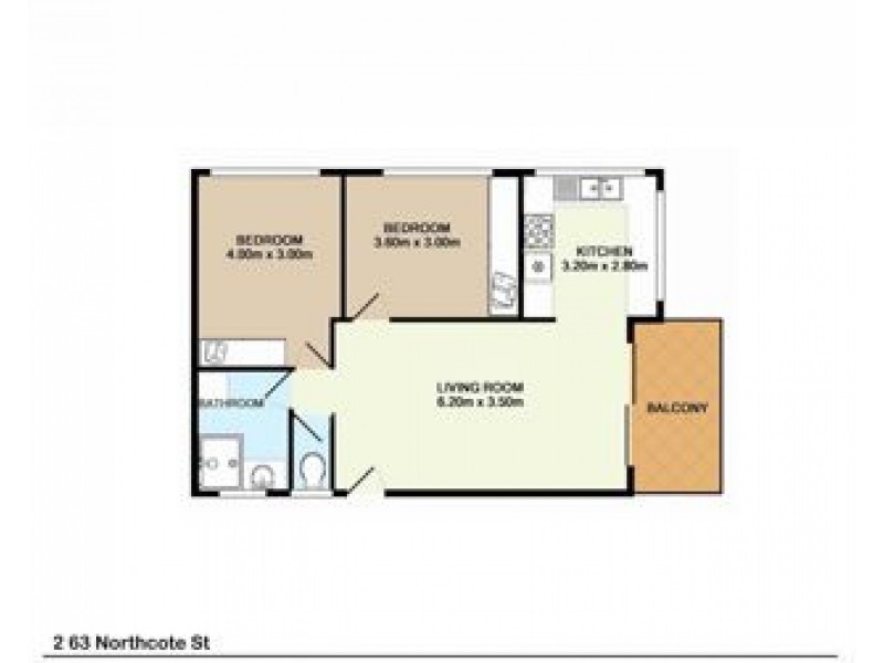 2/63 NORTHCOTE STREET, East Brisbane QLD 4169