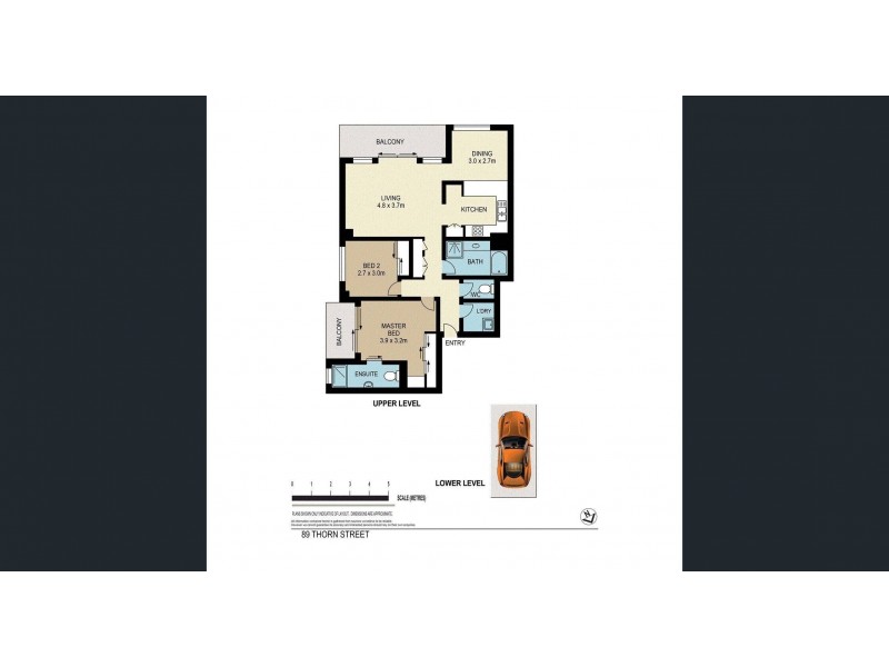 16/89 Thorn Street, Kangaroo Point QLD 4169 Floorplan