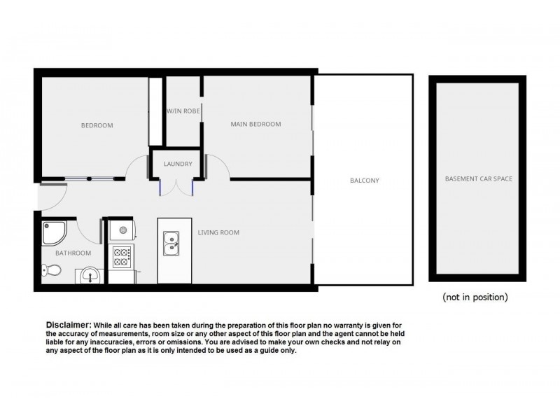 707/159 Logan Road, Woolloongabba QLD 4102 Floorplan
