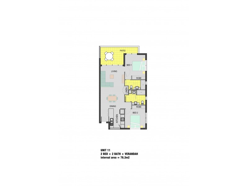 11/64 Tenby Street, Mount Gravatt QLD 4122 Floorplan